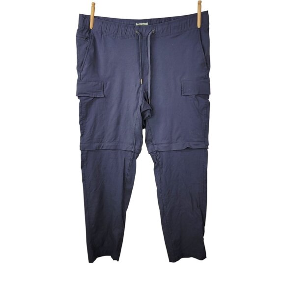Lake & Trail Womens Outdoor Cargo Pants XL Convertable Drawstring Hiking Shorts - Picture 1 of 8